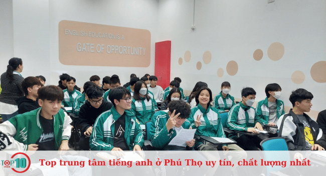 Danh sách các trung tâm tiếng Anh uy tín tại Phú Thọ