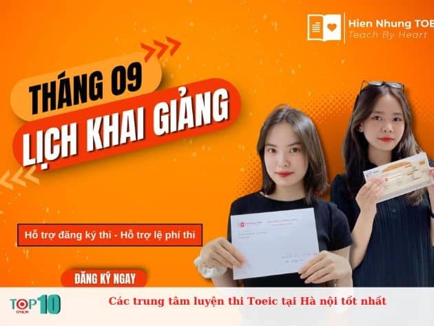 Các trung tâm luyện thi TOEIC hàng đầu tại Hà Nội