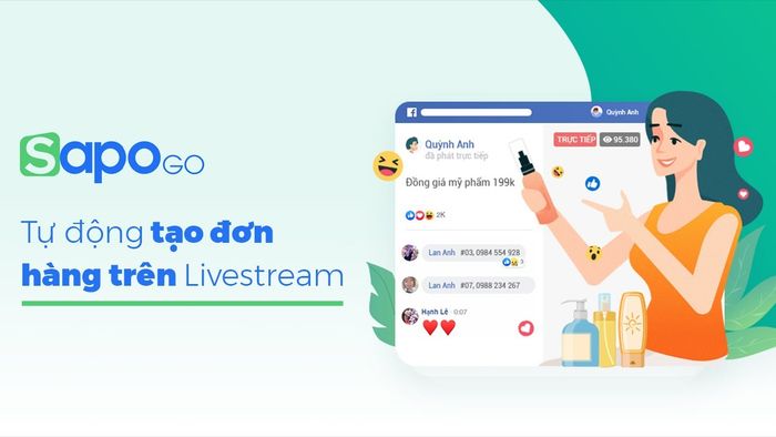 phần mềm chốt đơn livestream