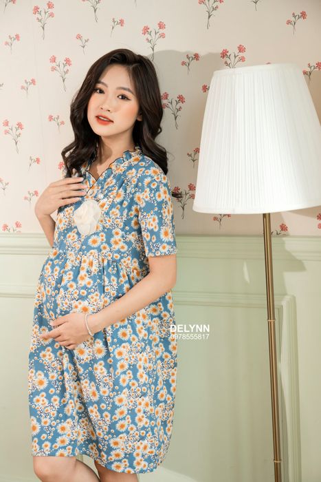 Đầm bầu thiết kế DeLynn - Hình 3