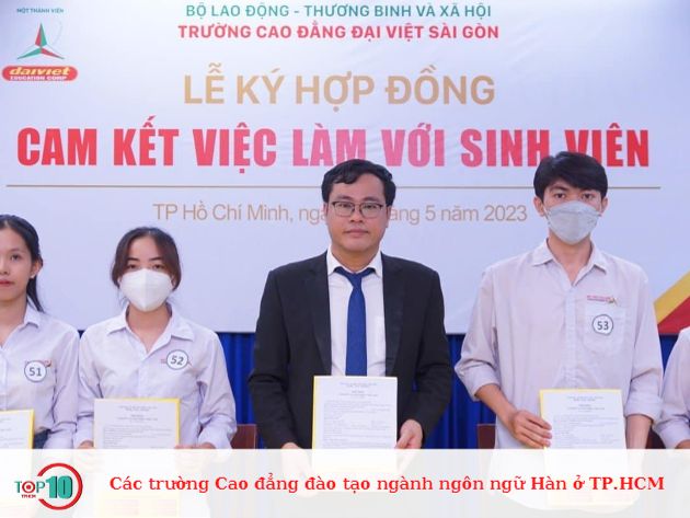 Danh sách các trường Cao đẳng đào tạo ngành Ngôn ngữ Hàn tại TP.HCM