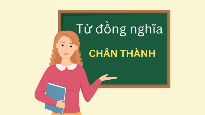 Từ thay thế cho chân thành