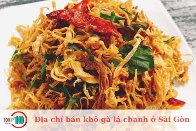 Nơi bán khô gà lá chanh tại Sài Gòn