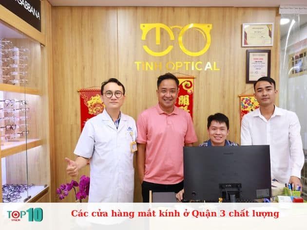 Danh sách các cửa hàng mắt kính chất lượng tại Quận 3