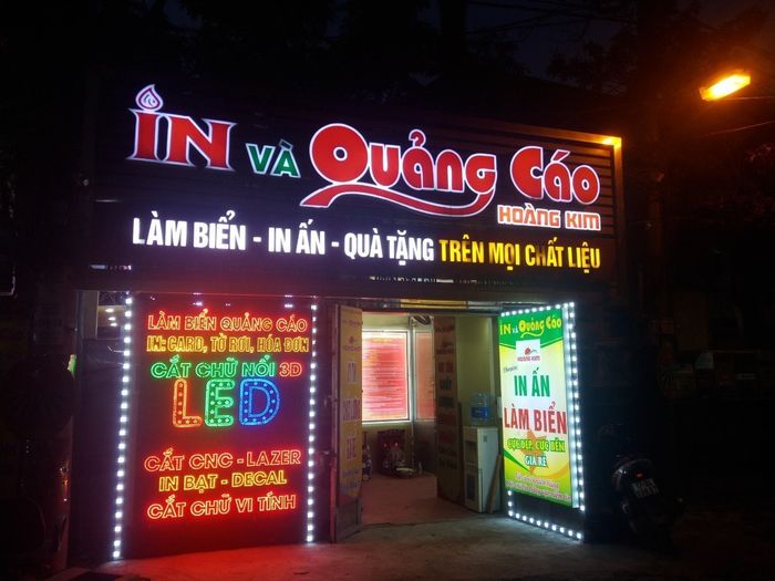 Dịch vụ làm biển quảng cáo tại Hà Nội