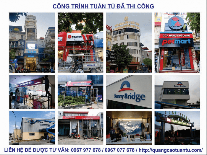 thi công biển quảng cáo tại Hà Nội