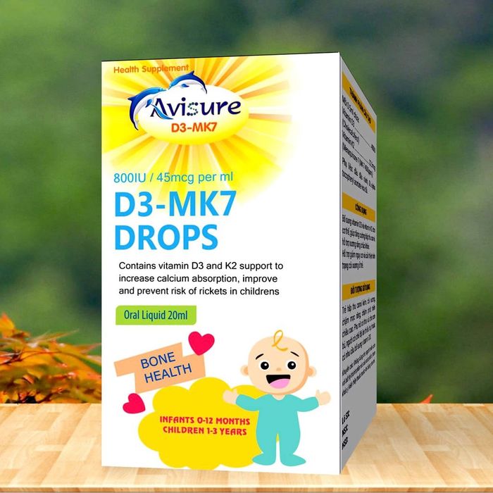 Ảnh Vitamin D3 K2 MK7 Avisure 2