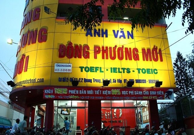 Đông Phương Mới nằm trong Top 10 Trung tâm tiếng Anh hàng đầu tại Quận Gò Vấp, TP. Hồ Chí Minh