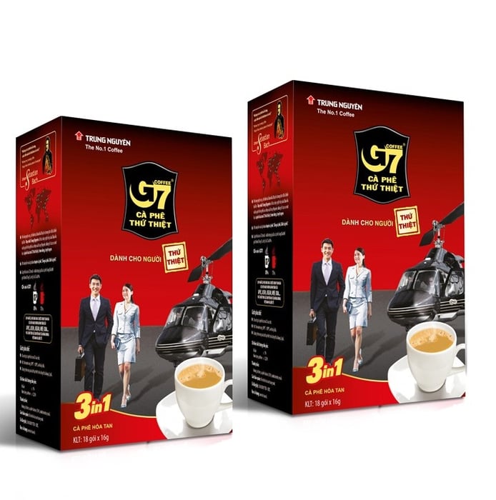 Hình ảnh cà phê hòa tan G7 1