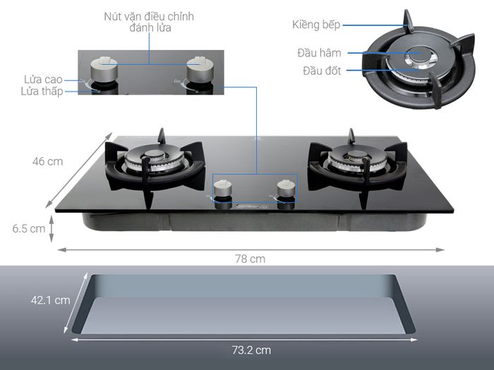 Hình ảnh bếp gas Electrolux 1