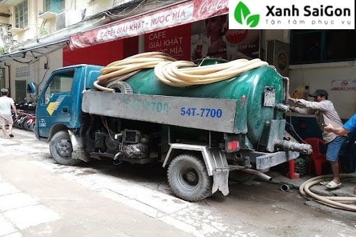 Hút hầm cầu cho hộ gia đình