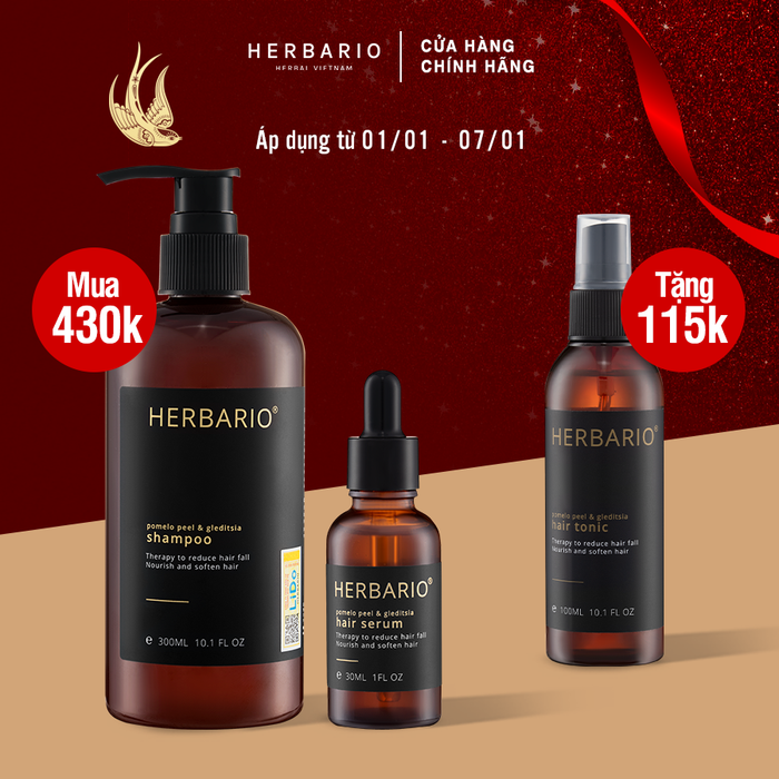 Dầu gội Vỏ Bưởi & Bồ Kết Herbario - Hình 2