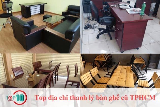 Những địa chỉ hàng đầu để thanh lý bàn ghế cũ ở TPHCM