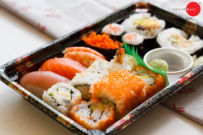 Set sushi mang về - ảnh 3