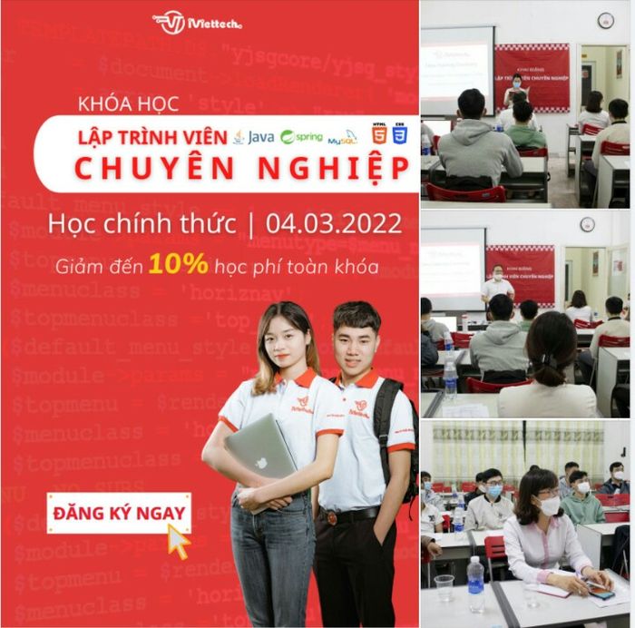 Hình ảnh IViettech - Trung tâm đào tạo lập trình viên chuyên nghiệp 1