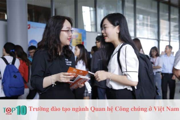 Những cơ sở giáo dục hàng đầu về Quan hệ Công chúng tại Việt Nam.