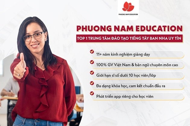 Phuong Nam Education - trung tâm hàng đầu đào tạo tiếng Tây Ban Nha tại TP.HCM