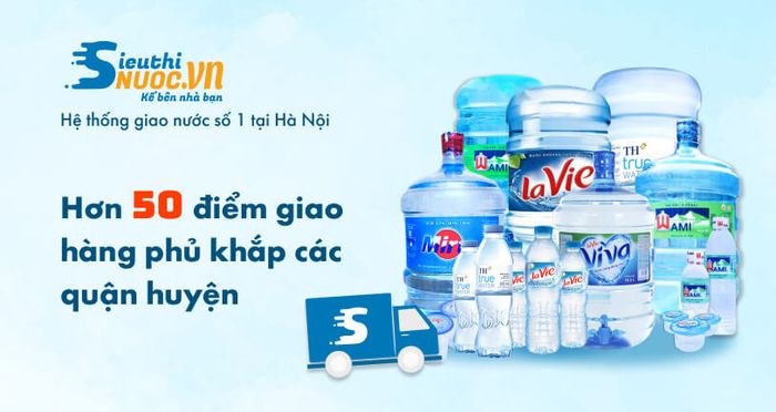 giao nước uống tận nhà tại Hà Nội