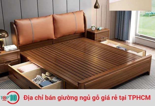 Danh sách các cửa hàng bán giường ngủ gỗ giá rẻ tại TPHCM