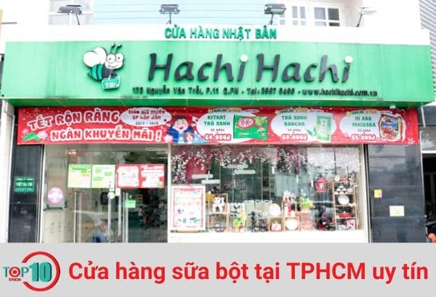 Cửa hàng Hachi Hachi chuyên cung cấp sữa bột nội địa Nhật Bản