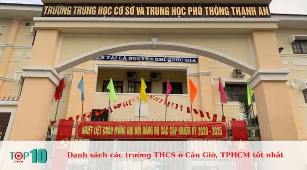 Trường THCS, THPT Thạnh An