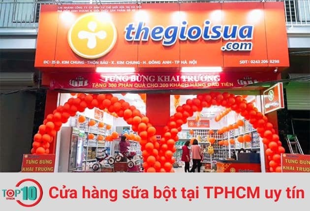 Thế giới sữa chính là điểm đến lý tưởng với các sản phẩm sữa từ nhiều thương hiệu nổi tiếng trên thị trường.