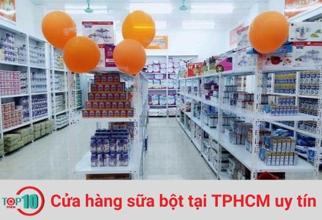 Cửa hàng HT Sài Gòn là địa chỉ uy tín cung cấp sữa bột với mức giá hợp lý