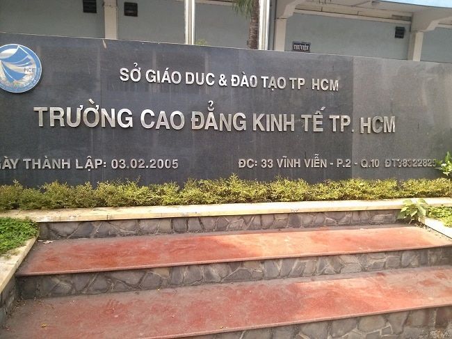 Cao đẳng Kinh Tế TP HCM nằm trong danh sách 15 trường đại học và cao đẳng có học phí thấp nhất tại TP.HCM