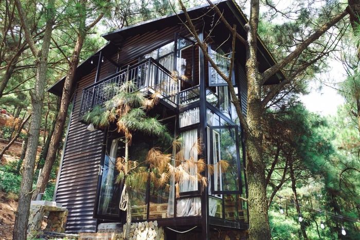 homestay tại Hà Nội với sân vườn
