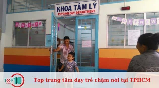 Khoa Tâm lý tại Bệnh viện Nhi Đồng 2