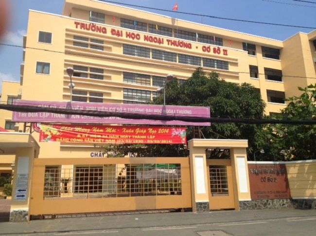 Trường Đại học Ngoại thương cơ sở II - TP. Hồ Chí Minh nằm trong Top 10 trường đại học công lập xuất sắc nhất TP. Hồ Chí Minh