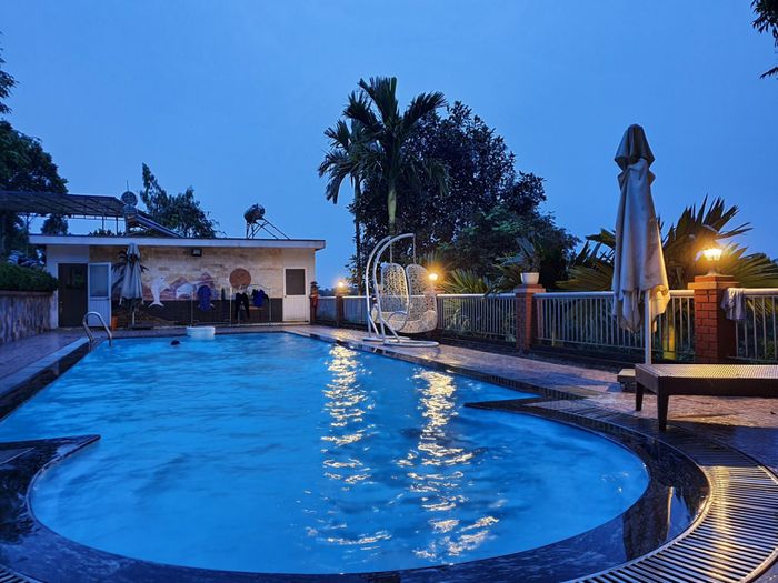 homestay tại Hà Nội với sân vườn
