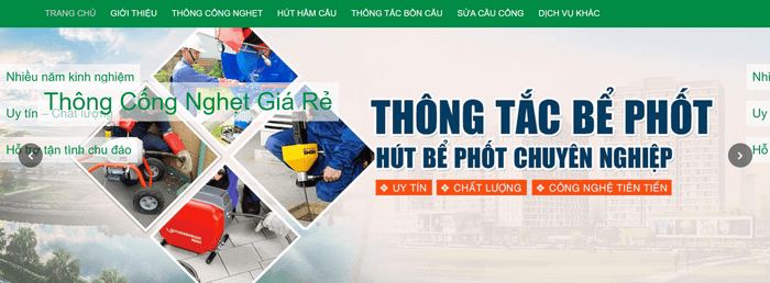 dịch vụ thông tắc bồn cầu tại Hà Nội