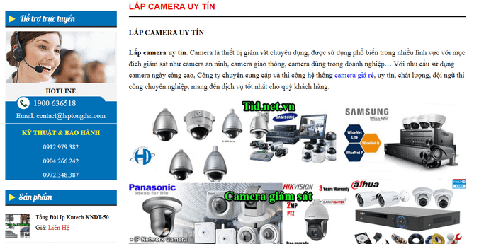 Lắp Đặt Camera Tại Hà Nội