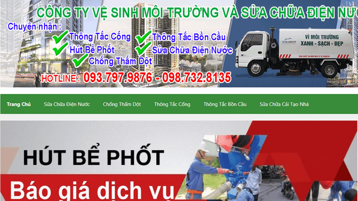 dịch vụ thông tắc cống tại quận Thanh Xuân