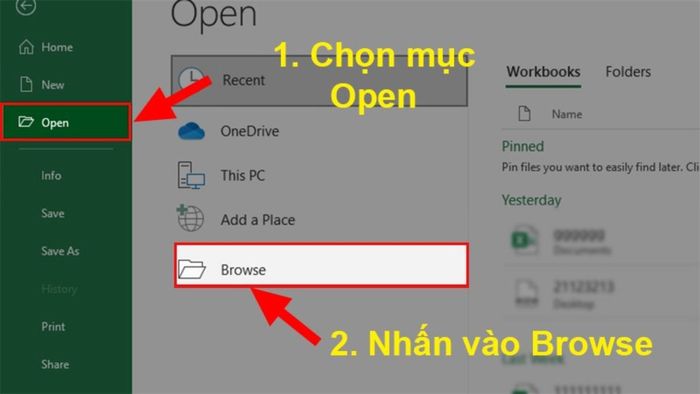 Hướng dẫn chuyển đổi file XML sang Excel qua Microsoft Excel, bước thứ hai