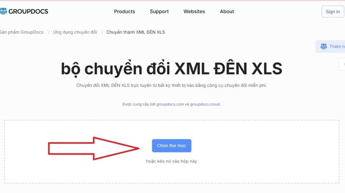 Hướng dẫn chuyển file XML sang Excel bằng GroupDocs