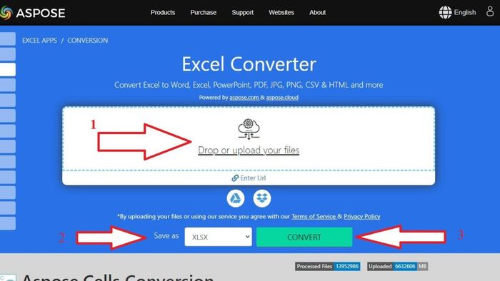 Công cụ trực tuyến chuyển đổi file XML sang Excel qua ASPOSE