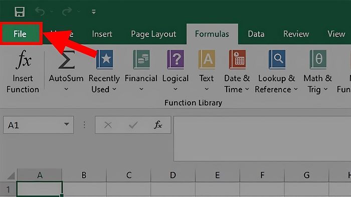 Hướng dẫn chuyển đổi file XML sang Excel qua Microsoft Excel, bước đầu tiên