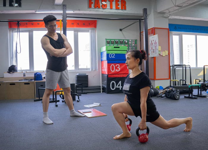 phòng gym tại Đống Đa