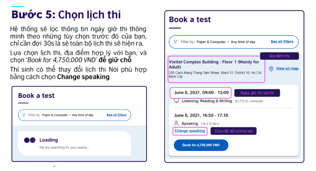 đăng ký kỳ thi IELTS tại British Council Hà Nội