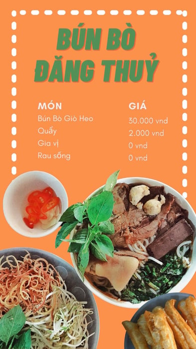 Hình ảnh Bún Bò Đăng Thủy 1