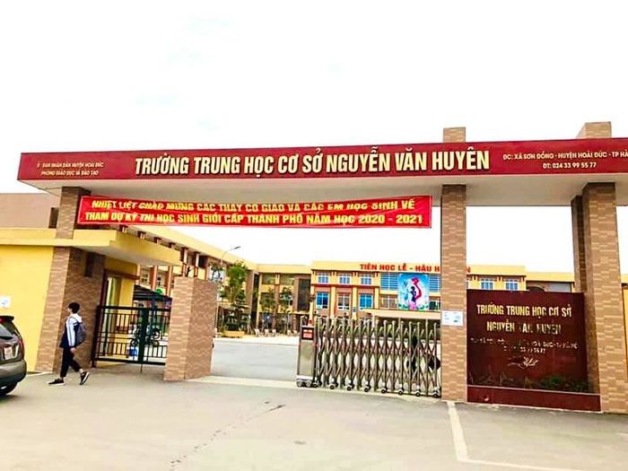 Hình ảnh Trường THCS Nguyễn Văn Huyên 2