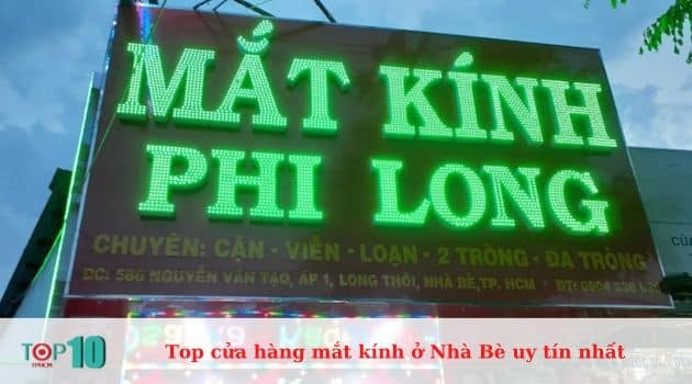 Cửa Hàng Mắt Kính Phi Long