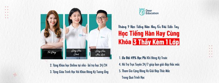 Tiếng Hàn Giao Tiếp DEER hình ảnh 1