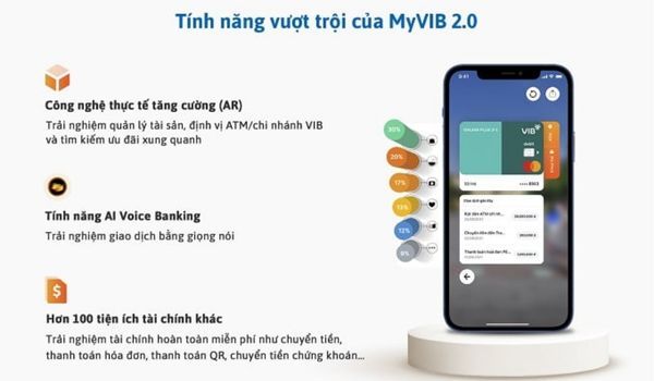 Những tính năng nổi bật của MyVIB 2.0