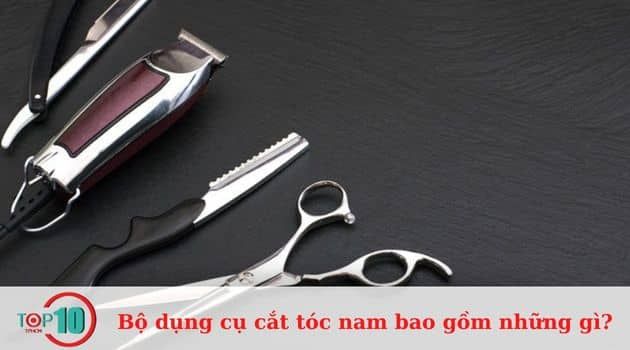 Những thành phần trong bộ dụng cụ cắt tóc nam là gì?