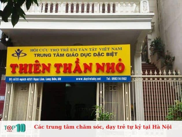 Các trung tâm chăm sóc, dạy trẻ tự kỷ tại Hà Nội