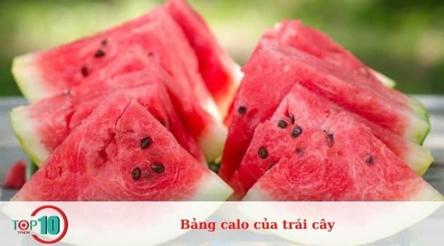 Các loại trái cây ít calo tốt nhất cho người giảm cân