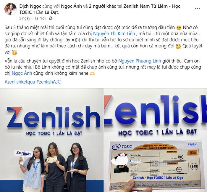 Zenlish - Học TOEIC 1 Lần Là Đạt Hình 2